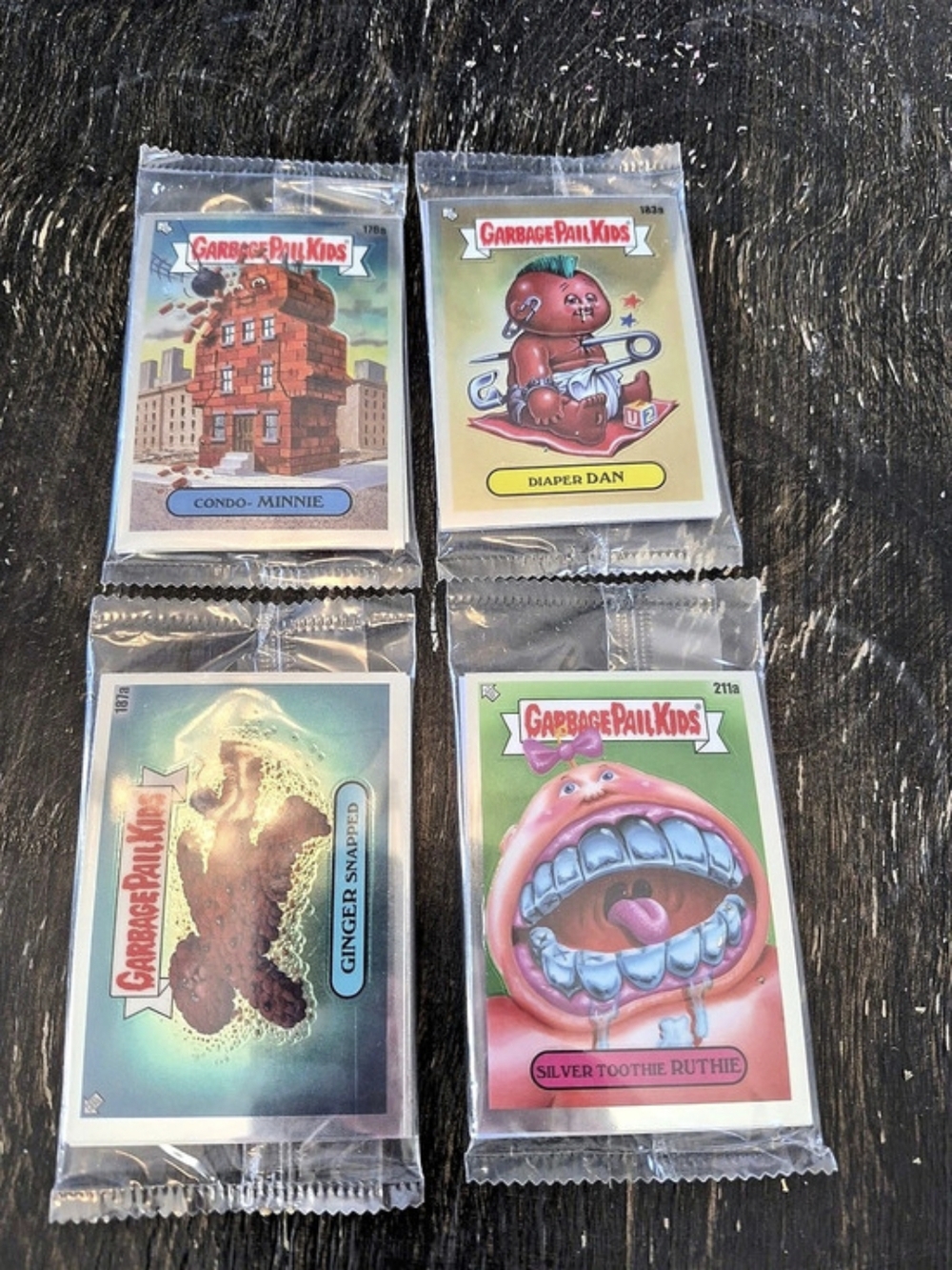 Garbage Pail Kids Sealed Trading Card Pack Lot Multicolor NWT